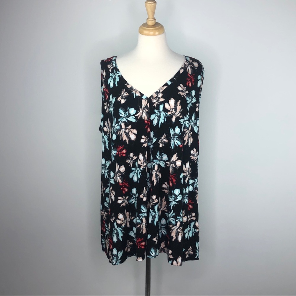 NWT Lane Bryant Plus Size Floral Swing Tank